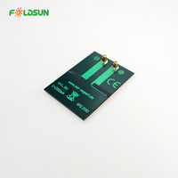 FOLDSUN Mini Panneau Solaire Époxy pour Maison Intelligente, Alimenté par Énergie Solaire, Étanche, Encapsulé dans la Résine, Haute Efficacité 22,7% Cellule MONO
