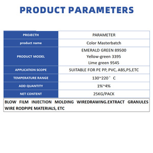 Factory Custom Best Discount Plastic Granules Supplier Raw Material Macaron Grade Green Masterbatch PE ABS Color <strong>Master</strong> <strong>Batch</strong> - Product Image 5