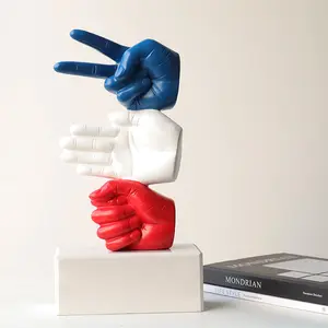 Gran oferta escultura de diseño moderno nórdico de manos decoración creativa para el hogar para porche