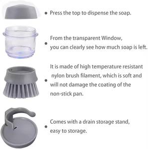 מנות מטבח סירי כביסה מברשת כלים מטבח כביסה כביסה כביסה כביסה מברשת עם מגש טפטוף - Product Image 6