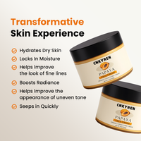 Crème éclaircissante biologique en gros Acide hyaluronique Extrait de papaye Améliore la peau terne Hydratante Éclaircissante Crème de soin du visage