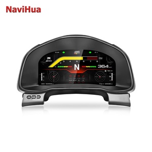หน้าจอแสดงผล LCD ใหม่ NaviHua สำหรับรถยนต์ แผงหน้าปัดดิจิตอล มาตรวัดความเร็วอัตโนมัติ ห้องนักบินเสมือนจริง สำหรับ Honda Fit/Jazz ปี 2014-2020 - Product Image 1