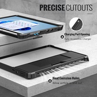Étui MoKo pour la nouvelle arrivée, étui de protection robuste tout-en-un pour Microsoft Surface Pro 8 2021