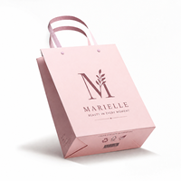 Sac de transport en carton personnalisé de luxe, imprimé et estampé à chaud en or, pour le branding des boutiques de mode haut de gamme