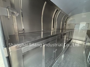 MAICHE Grey Customized <strong>Food</strong> Trailer Pizza BBQ Truck Hamburger <strong>Fast</strong> <strong>Food</strong> <strong>Cart</strong> Drinks Hot Dog Mobile Bar - Product Image 5