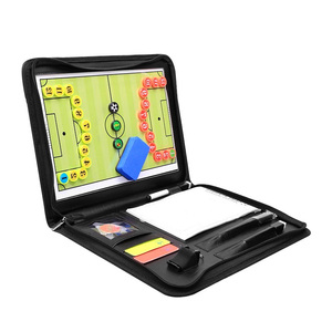 Pizarra Táctica Plegable Multifuncional Portátil de Cuero con Imán para Baloncesto, Voleibol, Fútbol, para Enseñar Tácticas - Product Image 2