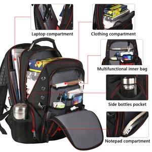 Multifunction Smart Unisex Waterproof Oxford Nylon Laptop Travel Backpack with USB Charging Port <b>Large</b> Capacity - Product Image 1