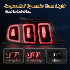 Para Ford Mustang 2010-2014, Luz de Circulación Diurna LED, Lámpara Antiniebla Impermeable, Conjunto de Luces Traseras para Automóvil, Kit de Carrocería FO2800233 FO2801233 - Product Image 6