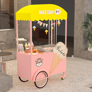 Vélo de crème glacée en vélo vente de vélo de nourriture petit Tricycle électrique café vélo Trike remorque - Product Image 5