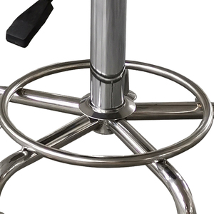 Tabouret patient rond médical MN-SUS017 chaud en acier inoxydable manuel réglable chaise de médecin en métal support d'attente d'hôpital Durable - Product Image 5