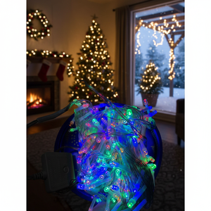 Luces LED de Cadena Peiyong Coloridas de 60CM X 147M, para Interiores y Exteriores, Luz Blanca Cálida, Decoración Navideña, Alimentación USB, Hechas de Cobre - Product Image 3