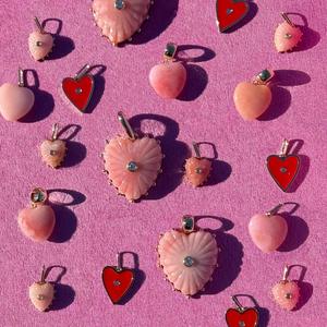 Collar de Cadena con Colgante de Corazón Chapado en Oro y Cobre, Estilo Vintage, Accesorios de Joyería al por Mayor, Múltiples Diseños DIY, Lindo y Romántico - Product Image 2