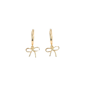 <span class=keywords><strong>Orecchini</strong></span> da Donna Eleganti Stile Coreano di Nicchia in <span class=keywords><strong>Argento</strong></span> Sterling 925 con Piccolo Fiocco Fresco Placcato Oro dal Design Versatile di Tendenza - Product Image 5