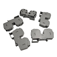 285-635 en stock, bloc de jonction traversant à 2 conducteurs, neuf, original allemand, plaque d'extrémité intégrée 35 mm², marquage gris 285 635