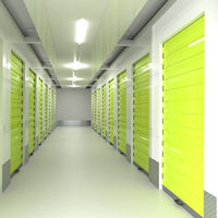 Unités de stockage en acier personnalisables à montage facile, avec porte battante, pour entrepôts commerciaux, casiers de stockage, écoles, entrepôts et ateliers