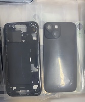 Remplacement complet du boîtier arrière d'origine pour iphone 15 plus boîtier de téléphone portable usagé couvercle de batterie porte couvercle arrière châssis