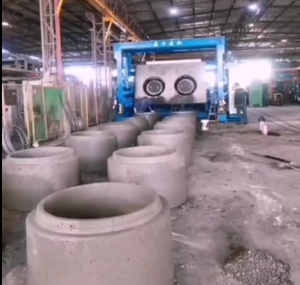 Linh hoạt di động vibroforming trứng đặt các yếu tố bê tông máy sản xuất ống xi măng đúc sẵn U hộp cống cống manhole Riser - Product Image 2