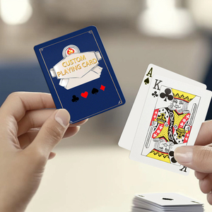 Chất Lượng Cao Tùy Chỉnh Biểu Tượng Chơi Thẻ Mịn Poker Sáng Tạo Món Quà Bền Board Games Custom Poker Cho Người Lớn - Product Image 3