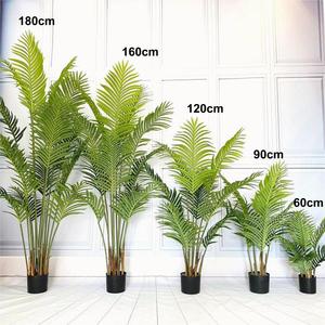 R Vente en Gros, <span class=keywords><strong>Dypsis</strong></span> Lutescens en Plastique, Faux Arbre Bonsaï en Pot, Plantes Simulées Décoratives d'Intérieur, Palmier Artificiel - Product Image 1