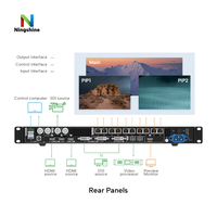 Procesador de Video con 10 Puertos Ethernet y Conmutación Perfecta, Controlador VX1000 para Pantallas LED, Video Wall y Señalización Digital