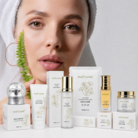 Ensemble de soins éclaircissants pour la peau, sans cruauté, hydratant, nourrissant et enrichi en vitamine C et collagène, ensemble complet prêt à être expédié