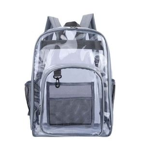 New Fashion Clear Transparent Pvc Multi-pockets Kids Transparent Clear School Bag School Bag Kids <b>Backpack</b> - Product Image 1