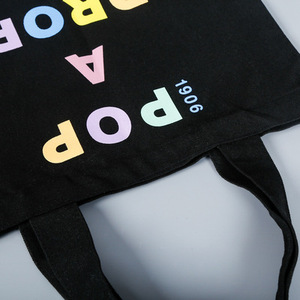 Très lourd, grand sac fourre-tout en toile de coton personnalisé, fourre-tout personnalisé pour les courses et les courses, article personnalisé - Product Image 2