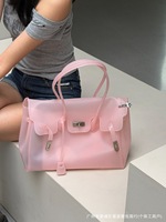Nouveau Sac en TPU Gelée 2026 pour Femme – Sac à Main/Épaule Grande Capacité avec Fermoir Tendance, Imperméable, Idéal Plage et Quotidien