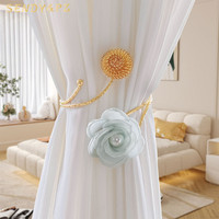 Nouveau printemps été Collection perle fleur métal ouverture réglable manchette Bracelet alliage bras Bracelet créatif rideau décoration