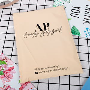 ¡Oye! I'm 100% Compostable Biodegradable QR Scan Poly Mailer Bag para ropa Nude Beige Custom Mail Package Bolsas de envío - Product Image 2
