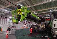 Machinerie de levage, grue sur pneus tout-terrain mobile de 85 tonnes, ZRT850