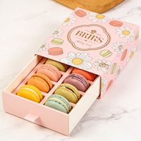 Boîte d'emballage alimentaire écologique personnalisée pour sushis, chips, bonbons, macarons, desserts, chocolats, biscuits - Boîtes rigides sur mesure