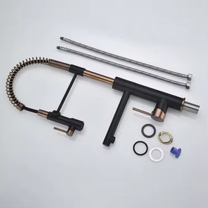 Kawal thiết kế mới 360 xoay hiện đại chìm tap boong gắn lạnh và nóng bếp Mixer vòi kéo ra sang trọng bếp Vòi - Product Image 5