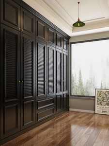 Armario Clásico Tallado Americano de Primera Calidad, Elegante Armario para Dormitorio con Gran Espacio de Almacenamiento y Superficie Antirayaduras - Product Image 3