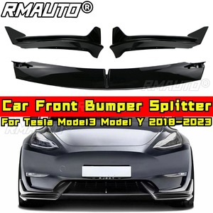 Spoiler de pare-chocs avant pour Model 3 et Model Y, fournitures automobiles, équipement électronique et outils, accessoires extérieurs, autres pièces extérieures - Product Image 4