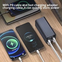 Banco de Energía Portátil M-Queen PC04 de 20000mAh, Ultra Delgado, Impermeable, de Aleación de Aluminio y Li-Polímero, de Alta Capacidad, 65W, Venta al Por Mayor