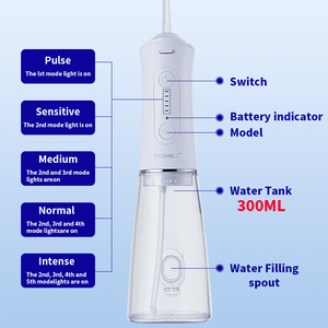 Irrigador Bucal Portátil con 5 Modos, Resistente al Agua IPX7, para Hoteles, Hogar y Viajes, <span class=keywords><strong>Limpieza</strong></span> <span class=keywords><strong>Dental</strong></span> y Cuidado Bucal, <span class=keywords><strong>Precio</strong></span> de Fábrica, Gran Venta - Product Image 3