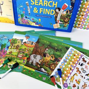 <span class=keywords><strong>Rechercher</strong></span> et trouver des jeux de papier éducatifs Tapis d'activité réutilisables Livre occupé-<span class=keywords><strong>Apprentissage</strong></span> préscolaire Jouets et cadeaux de voyage - Product Image 3