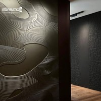 Panneau mural en MDF 3D gaufré de qualité supérieure, panneau sculpté artistique pour fond de salon, vente en gros d'usine, panneaux d'exportation