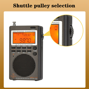 HRD-747 HRD747 Máy Quét Tần Số Rộng Âm Thanh Nổi Nhỏ Gọn Cầm Tay LSB USB Air CB VHF UHF WX FM MW SW Radio Có Ghi Nhớ - Product Image 3