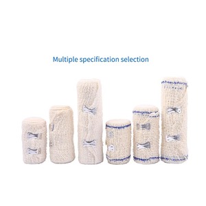 Venda elástica de algodón crepé para uso médico, consumibles médicos al por mayor, 3" * 4.5m - Product Image 3