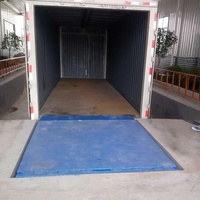 Rampe de déchargement pour conteneurs de camion, très vendue, pour pont de chariot élévateur