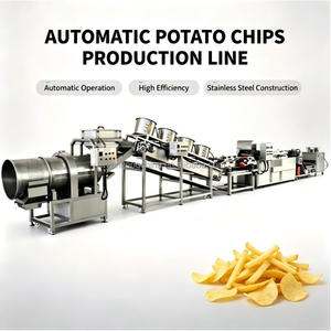 Ligne de production entièrement automatique de frites fraîches coupées, machine de transformation de chips de pommes de terre, équipement pour la production de frites surgelées - Product Image 1