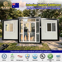 Casa Contenedor Prefabricada Expandible de Lujo Moderna Impermeable de 20 y 40 pies, Estándar Australiano, Casa Móvil Pequeña, Apartamento Tipo Granny Flat