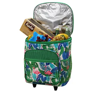 Trolley Custom Camping Cooler Bag Portable Picnic Cooler Bags