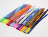 Manchon de protection de câble en polyester tressé flexible, multi-motifs et coloré, design personnalisé HongDun (modèle JK)