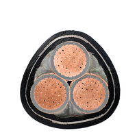 Guda alta calidad STA PVC chaqueta 1,8/3kV Cable de energía eléctrica ignífugo 3*120mm Cable de alambre de cobre