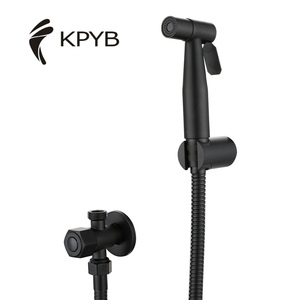 <strong>Factory</strong> Direct Sales Black Spray Gun Toilet Portable Handheld Bidet Toilet Sprayer Set - Product Image 1