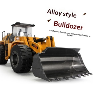 <span class=keywords><strong>Huina</strong></span> <span class=keywords><strong>583</strong></span> Bulldozer Électrique Chargeur Excavateur Véhicule d'Ingénierie Métallique Modèle Jouet pour Enfants Utilisation Intérieure Télécommande - Product Image 5