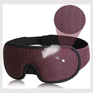 Masque pour les yeux 3D contour pour hôtel/cadeau, petites commandes bienvenues avec livraison rapide, occultant <span class=keywords><strong>et</strong></span> confort, service OEM - Product Image 2